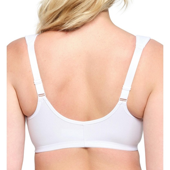Glamorise Plus Size Front-Closure Cotton Wonder
Underwire white Bra Size: 36B - Picture 2 of 6
